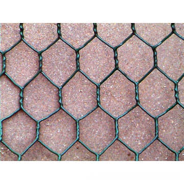 Malla de alambre hexagonal del alambre de acero revestido / inoxidable del PVC